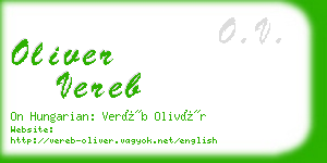 oliver vereb business card